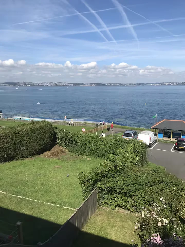 The view towards Shoalstone Pool from Sealark's main bedroom